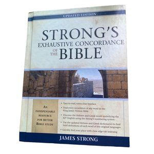STRONG’s EXHAUSTIVE CONCORDANCE of the BIBLE 2012 Hardcover. Thick. GUC